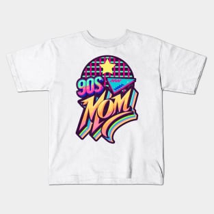 90s Mom Retro Style: Vintage Nostalgia Design Kids T-Shirt